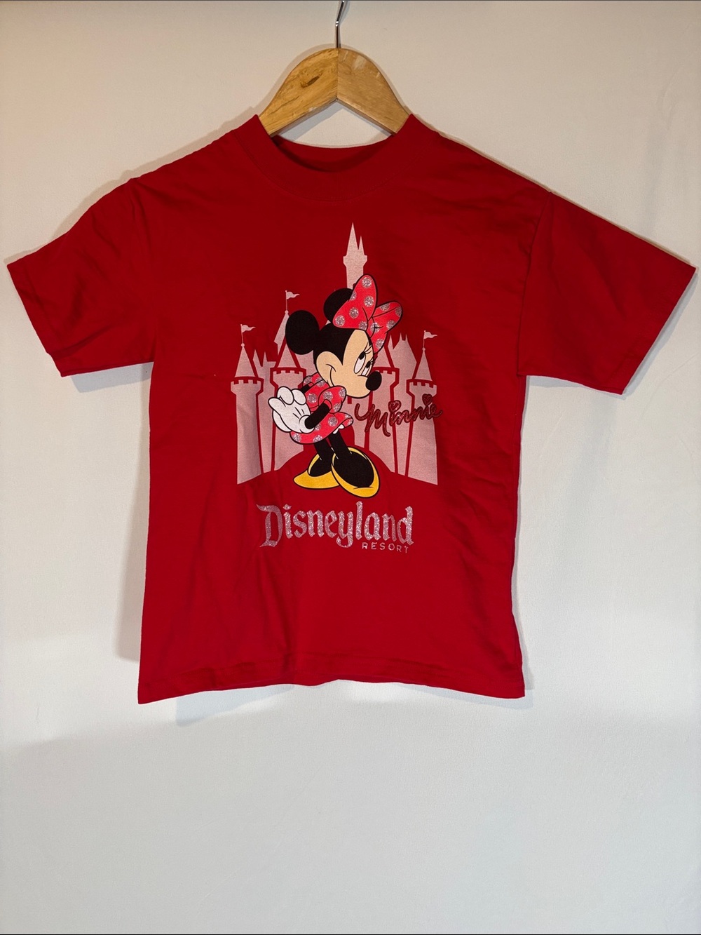DisneyRed Minnie Mouse Disneyland Resort Graphic Tee
